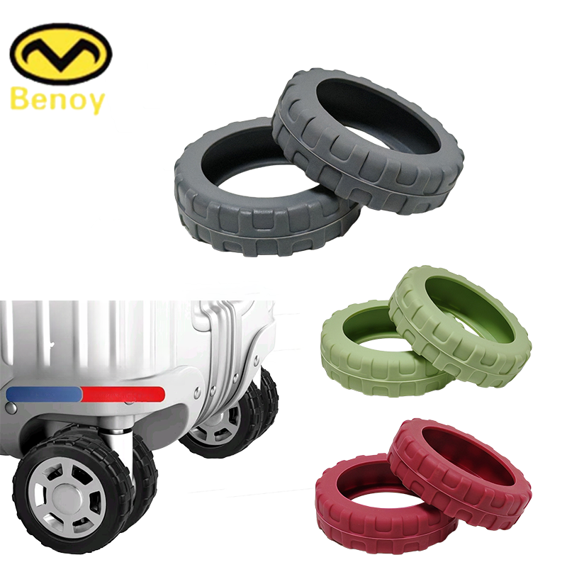 Waterproof Silicone Luggage Wheel Protectors &ndash; Anti-Scratch, Noise-Free Travel Essentials|silicone luggage wheel protectors