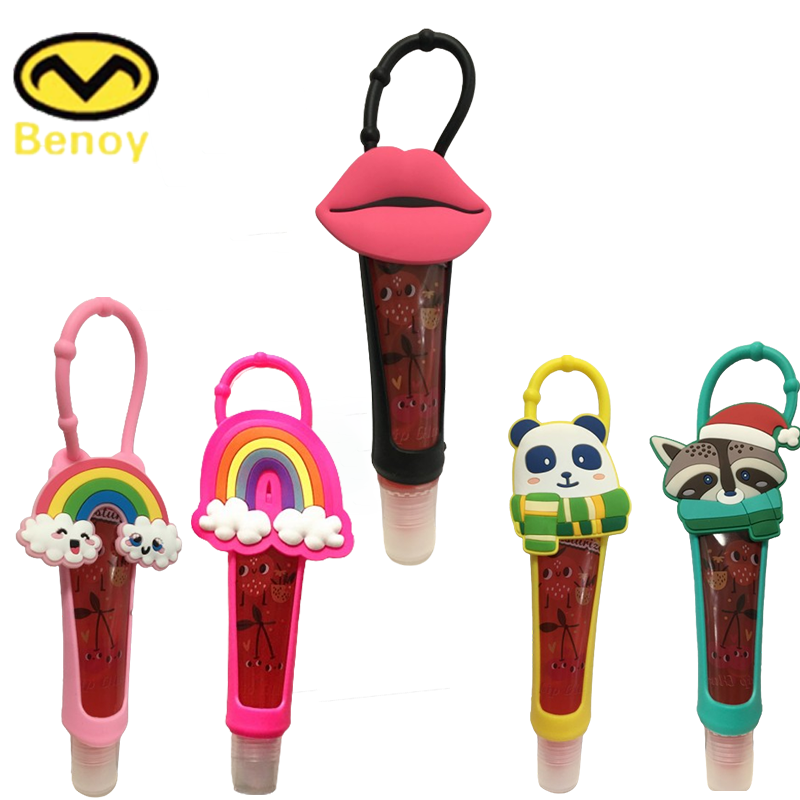 Bulk Essence Cute Keychain Lip Gloss Holders &ndash; Silicone Lip Balm Case for Purse, Backpack, Keychain,Amazon Wholesale
